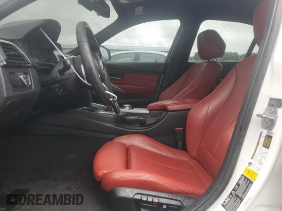 2014 BMW 3 Series 335i xDrive with VIN WBA3B9G51ENR92301, listed as a Copart auction lot 58296885 with 81,988 mi miles and Salvage title. Bid and sale history available at DreamBid. Image 7.