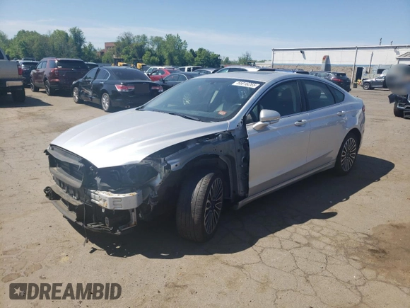 2018 Ford Fusion Titanium with VIN 3FA6P0D9XJR234006, listed as a Copart auction lot 55916265 with 139,096 mi miles and Salvage title. Bid and sale history available at DreamBid. Image 1.