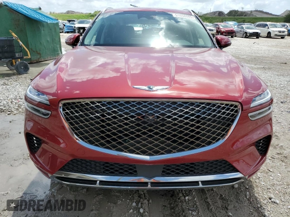 2022 Genesis GV70 2.5T with VIN KMUMADTB5NU068763, listed as a Copart auction lot 51658085 with 29,091 mi miles and Non Repairable. Bid and sale history available at DreamBid. Image 5.