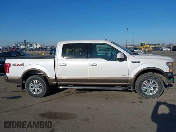 2016 Ford F-150 XLT with VIN 1FTEW1EP0GKD77457, listed as a IAAI auction lot 41843484 with 121,147 mi miles. Bid and sale history available at carsss.com. Image 14.