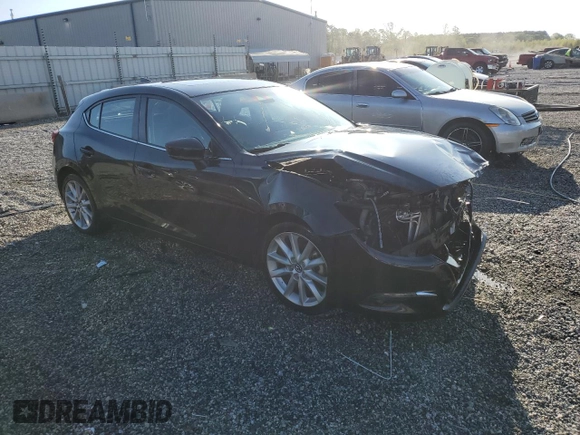 2017 Mazda 3 Grand Touring with VIN JM1BN1M30H1149700, listed as a Copart auction lot 52394665 with 87,688 mi miles and Salvage Title. Bid and sale history available at DreamBid. Image 4.