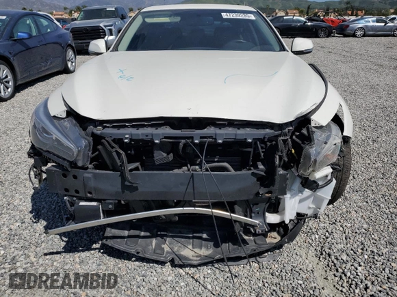 2020 Infiniti Q50 Luxe with VIN JN1EV7AP5LM206958, listed as a Copart auction lot 47239285 with 23,283 mi miles and Salvage title. Bid and sale history available at DreamBid. Image 5.