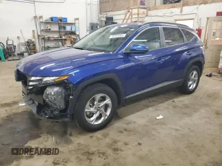 2022 Hyundai Tucson SEL with VIN 5NMJBCAE9NH018370, listed as a Copart auction lot 49783965 with 56,285 mi miles and Salvage Title. Bid and sale history available at carsss.com. Image 1.