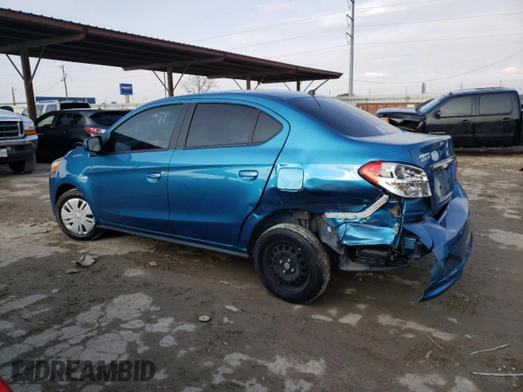 2020 Mitsubishi Mirage G4 ES with VIN ML32F3FJ5LHF03186, listed as a Copart auction lot 40718253 with 12,426 mi miles. Bid and sale history available at carsss.com. Image 2.