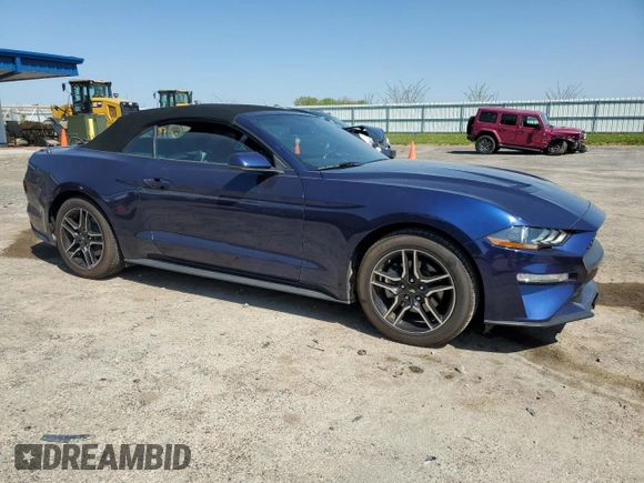 2020 Ford Mustang EcoBoost z VIN 1FATP8UH1L5185566, wystawiony jako Copart lot #56240345 z przebiegiem 62 934 mil mil oraz Szkoda całkowita • Salvage title. Historia ofert i sprzedaży dostępna na DreamBid. Obrazek 4.