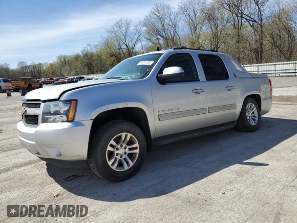 2013 Chevrolet Avalanche LS with VIN 3GNTKEE73DG370698, listed as a Copart auction lot 54191395 with 124,046 mi miles and Salvage title. Bid and sale history available at DreamBid. Image 1.