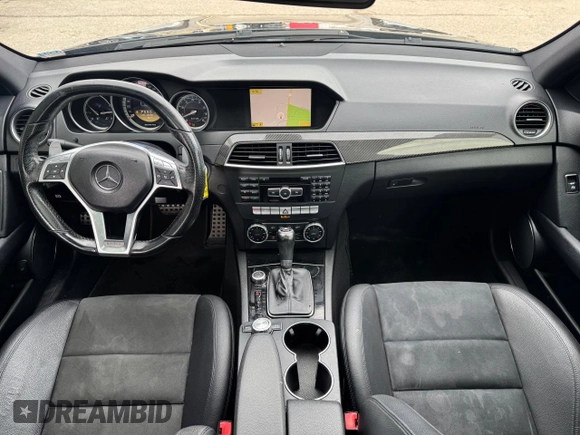 2012 Mercedes-Benz C 63 AMG with VIN WDDGF7HB5CA629883, listed as a Copart auction lot 49139875 with 139,727 mi miles and Clean Title. Bid and sale history available at carsss.com. Image 9.