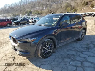 2018 Mazda CX-5 Grand Touring with VIN JM3KFBDM8J0399975, listed as a Copart auction lot 45998115 with 98,037 mi miles and Salvage Title. Bid and sale history available at DreamBid. Image 1.