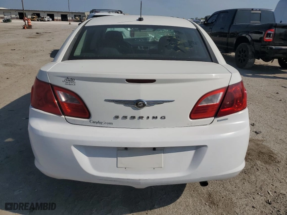 2010 Chrysler Sebring Touring with VIN 1C3CC4FB3AN207687, listed as a Copart auction lot 68930874 with 0 mi miles and Clean Title. Bid and sale history available at carsss.com. Image 6.