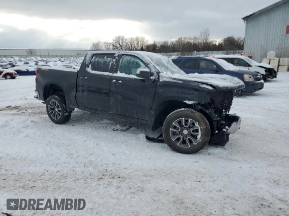 2024 Chevrolet Silverado 1500 LT with VIN 1GCPDKEK9RZ338126, listed as a Copart auction lot 41650445 with 0 mi miles and Salvage Title. Bid and sale history available at carsss.com. Image 4.
