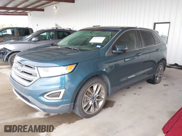 2016 Ford Edge Titanium with VIN 2FMPK3K92GBB76588, listed as a IAAI auction lot 40279879 with 116,293 mi miles. Bid and sale history available at carsss.com. Image 16.