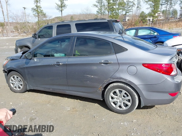 2014 Hyundai Accent GLS with VIN KMHCT4AEXEU710606, listed as a IAAI auction lot 41764163 with 103,859 mi miles. Bid and sale history available at carsss.com. Image 14.