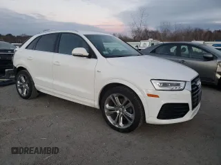 2017 Audi Q3 Prestige with VIN WA1GCCFS1HR017228, listed as a Copart auction lot 41571055 with 63,301 mi miles and Salvage Title. Bid and sale history available at carsss.com. Image 4.