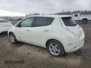 2011 Nissan LEAF SL-e with VIN JN1AZ0CPXBT004287, listed as a Copart auction lot 48035995 with 44,730 mi miles and Clean Title. Bid and sale history available at carsss.com. Image 2.
