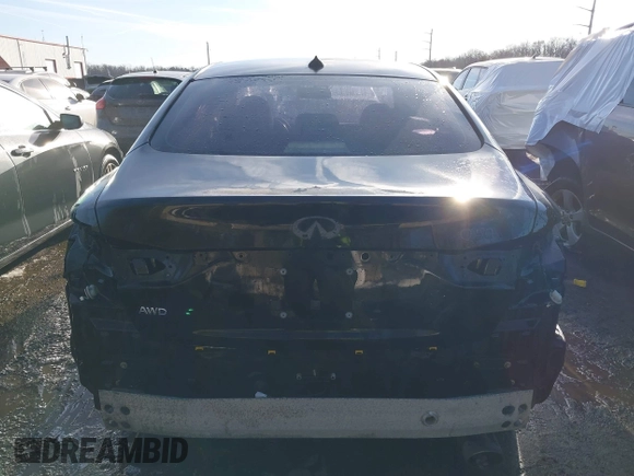 2018 Infiniti Q50 3.0t SPORT with VIN JN1EV7AR4JM432732, listed as a IAAI auction lot 41405057 with 132,046 mi miles. Bid and sale history available at carsss.com. Image 17.