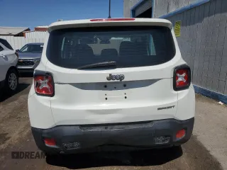 2017 Jeep Renegade Sport with VIN ZACCJAAH6HPF74791, listed as a Copart auction lot 51298965 with 78,944 mi miles and Clean Title. Bid and sale history available at DreamBid. Image 6.
