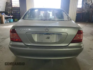 2004 Mercedes-Benz S-Class with VIN WDBNG75J64A406424, listed as a Copart auction lot 75541084 with 0 mi miles and Salvage Title. Bid and sale history available at carsss.com. Image 6.