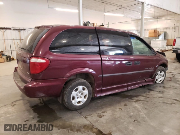 2002 Dodge Caravan SE with VIN 1B4GP24392B727068, listed as a Copart auction lot 69099514 with 0 mi miles and Salvage Title. Bid and sale history available at carsss.com. Image 3.