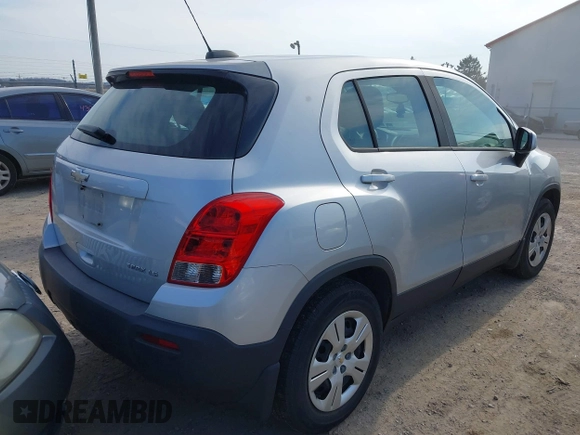 2016 Chevrolet Trax LS with VIN KL7CJKSB5GB505466, listed as a IAAI auction lot 41731831 with 161,660 mi miles. Bid and sale history available at carsss.com. Image 4.