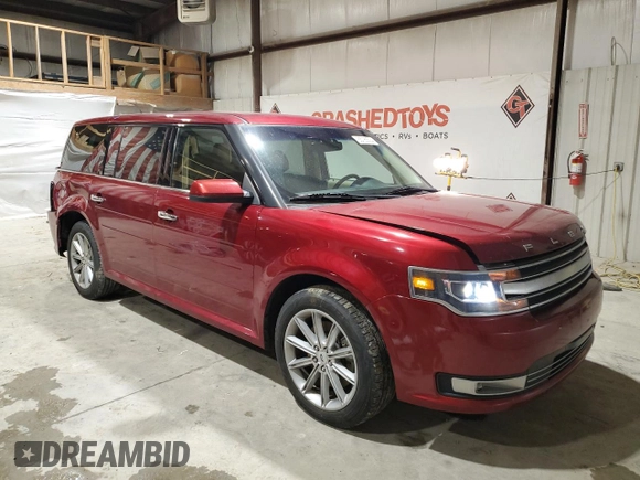 2018 Ford Flex Limited with VIN 2FMGK5D84JBA07194, listed as a Copart auction lot 85785504 with 88,763 mi miles and Salvage Title. Bid and sale history available at carsss.com. Image 4.