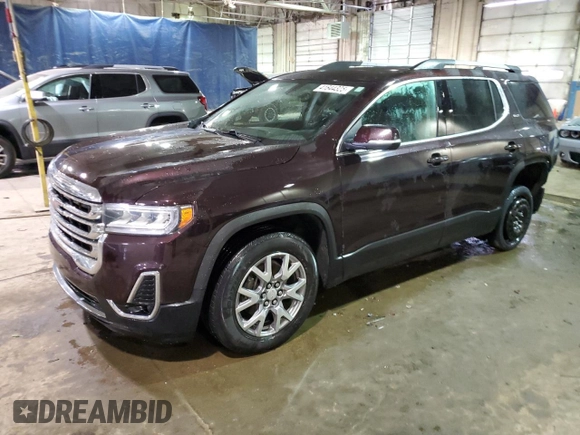 2020 GMC Acadia SLT with VIN 1GKKNULS6LZ238597, listed as a Copart auction lot 41644325 with 59,030 mi miles and Salvage Title. Bid and sale history available at DreamBid. Image 1.