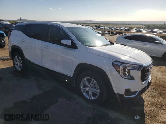 2024 GMC Terrain SLE with VIN 3GKALMEG0RL187737, listed as a Copart auction lot 57155285 with 19,987 mi miles and Clean title. Bid and sale history available at DreamBid. Image 4.