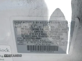 2016 Nissan Note SV with VIN 3N1CE2CP8GL406661, listed as a IAAI auction lot 42138965 with 85,924 mi miles and . Bid and sale history available at DreamBid. Image 9.
