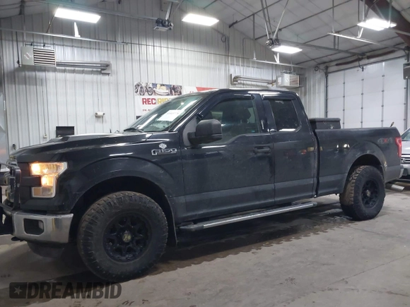 2015 Ford F-150 XLT with VIN 1FTFX1EF9FFB74356, listed as a IAAI auction lot 41443778 with 168,086 mi miles. Bid and sale history available at carsss.com. Image 6.