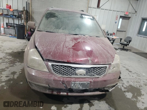 2014 Kia Sedona EX with VIN KNDMH4C73E6558679, listed as a Copart auction lot 89260495 with 125,475 mi miles and Salvage Title. Bid and sale history available at carsss.com. Image 5.