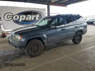 2002 Jeep Grand Cherokee Laredo with VIN 1J8GW48S72C321134, listed as a Copart auction lot 60102165 with 203,320 mi miles and Salvage title. Bid and sale history available at DreamBid. Image 1.