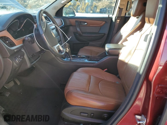 2015 Chevrolet Traverse LTZ with VIN 1GNKVJKD3FJ207136, listed as a Copart auction lot 86879464 with 120,685 mi miles and Salvage Title. Bid and sale history available at DreamBid. Image 7.
