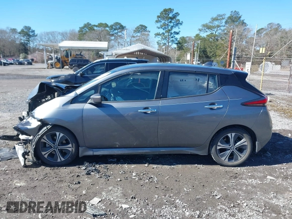 2021 Nissan LEAF SV with VIN 1N4AZ1CV0MC554964, listed as a IAAI auction lot 41649673 with 24,605 mi miles and . Bid and sale history available at DreamBid. Image 13.