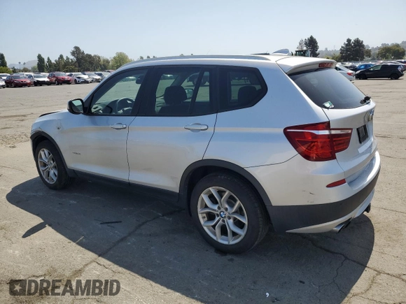 2013 BMW X3 xDrive35i with VIN 5UXWX7C54DL978932, listed as a Copart auction lot 54761135 with 59,042 mi miles and Salvage Title. Bid and sale history available at DreamBid. Image 2.