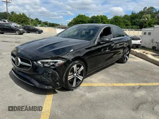 2024 Mercedes-Benz C 300 z VIN W1KAF4HB1RR184850, wystawiony jako Copart lot #63047705 z przebiegiem 25 664 mil mil oraz Czysty tytuł • Clean title. Historia ofert i sprzedaży dostępna na DreamBid. Obrazek 1.