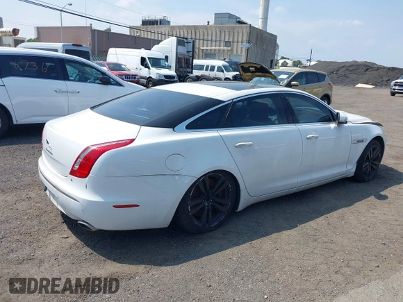 2012 Jaguar XJ Supercharged with VIN SAJWA2GE0CMV30312, listed as a IAAI auction lot 42722598 with 133,685 mi miles and . Bid and sale history available at DreamBid. Image 4.