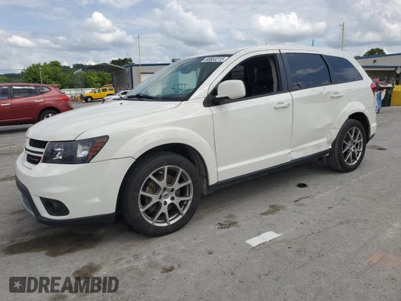 2019 Dodge Journey GT with VIN 3C4PDCEG7KT680687, listed as a Copart auction lot 58853315 with 130,231 mi miles and Salvage title. Bid and sale history available at DreamBid. Image 1.