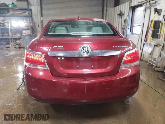 2010 Buick LaCrosse CXL with VIN 1G4GC5EG3AF200390, listed as a Copart auction lot 48572325 with 175,161 mi miles and Salvage Title. Bid and sale history available at carsss.com. Image 6.