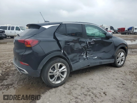 2023 Buick Encore GX Preferred with VIN KL4MMCSL4PB158901, listed as a Copart auction lot 50545385 with 24,821 mi miles and Salvage title. Bid and sale history available at DreamBid. Image 3.