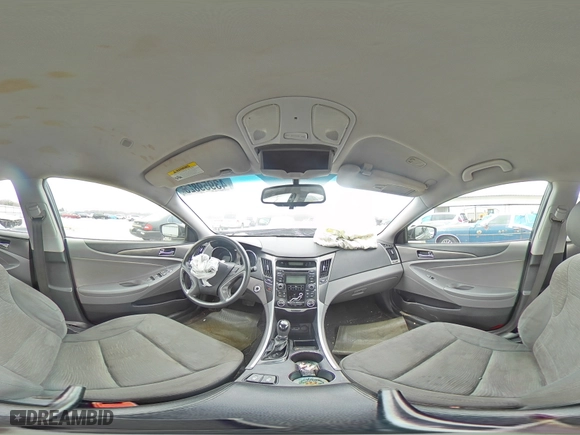 2013 Hyundai Sonata Hybrid with VIN KMHEC4A44DA050210, listed as a Copart auction lot 43959825 with 0 mi miles and Salvage Title. Bid and sale history available at carsss.com. Image 13.