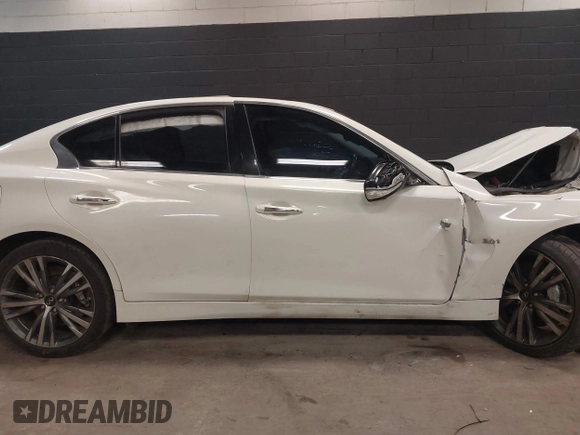 2020 Infiniti Q50 3.0t SPORT with VIN JN1EV7AR7LM253846, listed as a IAAI auction lot 41305150 with 45,560 mi miles. Bid and sale history available at carsss.com. Image 13.