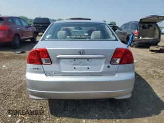2004 Honda Civic VP with VIN 1HGES16314L008220, listed as a Copart auction lot 59743065 with 132,383 mi miles and Salvage title. Bid and sale history available at DreamBid. Image 6.