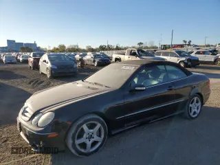 2009 Mercedes-Benz CLK 350 with VIN WDBTK56F09F263615, listed as a Copart auction lot 75877104 with 162,245 mi miles and Salvage Title. Bid and sale history available at DreamBid. Image 1.