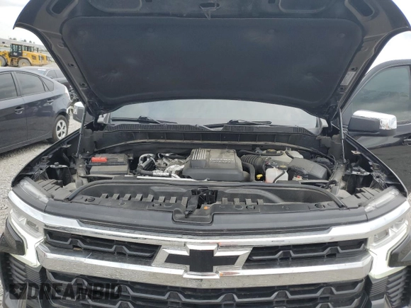 2022 Chevrolet Silverado 1500 LT with VIN 1GCUDDETXNZ502601, listed as a Copart auction lot 72182734 with 25,464 mi miles and Salvage Title. Bid and sale history available at DreamBid. Image 11.