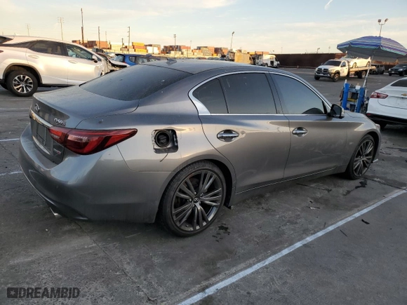 2020 Infiniti Q50 EDITION 30 with VIN JN1EV7AP4LM203405, listed as a Copart auction lot 89332675 with 38,767 mi miles and Clean Title. Bid and sale history available at carsss.com. Image 3.
