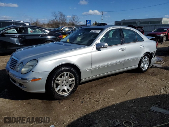 2005 Mercedes-Benz E 320 with VIN WDBUF65J05A610758, listed as a Copart auction lot 50270835 with 74,703 mi miles and Salvage Title. Bid and sale history available at DreamBid. Image 1.