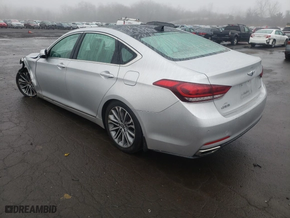 2015 Hyundai Genesis 3.8L with VIN KMHGN4JE7FU098071, listed as a Copart auction lot 50898105 with 87,415 mi miles and Salvage Title. Bid and sale history available at carsss.com. Image 2.