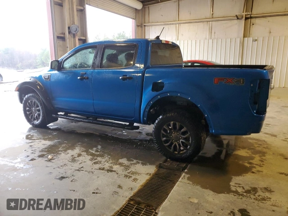 2021 Ford Ranger XL with VIN 1FTER4FH3MLD77703, listed as a Copart auction lot 44117485 with 44,938 mi miles and Salvage Title. Bid and sale history available at carsss.com. Image 2.