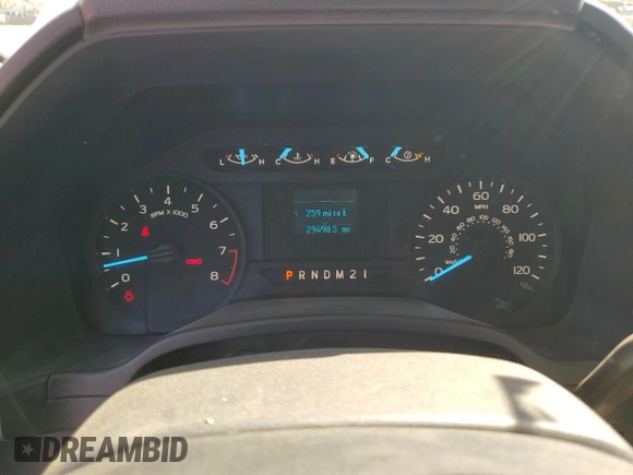 2020 Ford F-150 XL with VIN 1FTEX1EB6LKD80357, listed as a Copart auction lot 48375575 with 29,498 mi miles and Salvage Title. Bid and sale history available at carsss.com. Image 9.