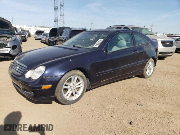 2002 Mercedes-Benz C 230/260/280/320 with VIN WDBRN47J52A244608, listed as a Copart auction lot 56393665 with 67,224 mi miles and Salvage title. Bid and sale history available at DreamBid. Image 1.