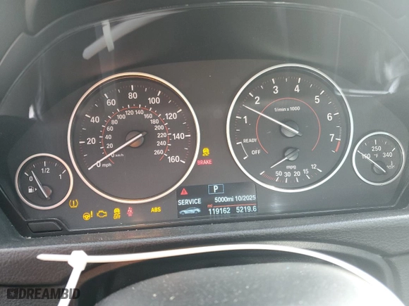 2017 BMW 4 Series 430i with VIN WBA4F7C39HG789621, listed as a Copart auction lot 42437645 with 119,162 mi miles and Salvage Title. Bid and sale history available at carsss.com. Image 9.